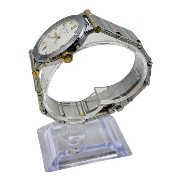 Movado Vizio Ladies Two Tone Watch Bracelet Band - New Battery Installed